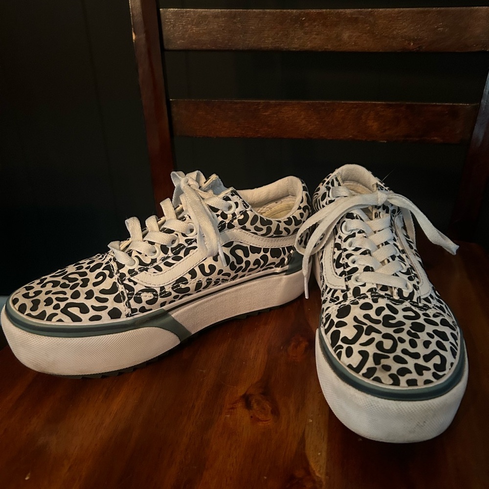 Vans Old Skool Stacked UV leopard print sneakers
